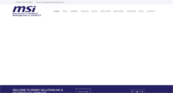 Desktop Screenshot of money-solutions.ca